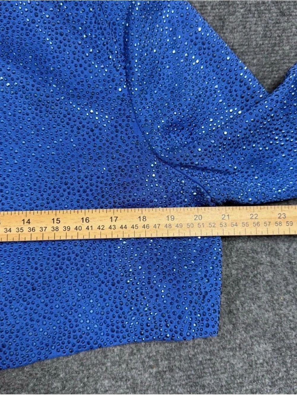 St. John Blue  knit crop jacket Size 14